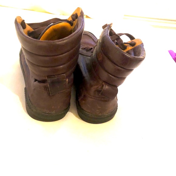 🎩 DONATED -HUNTER BOOTS Brown Leather 9 🎩 - Picture 4 of 7